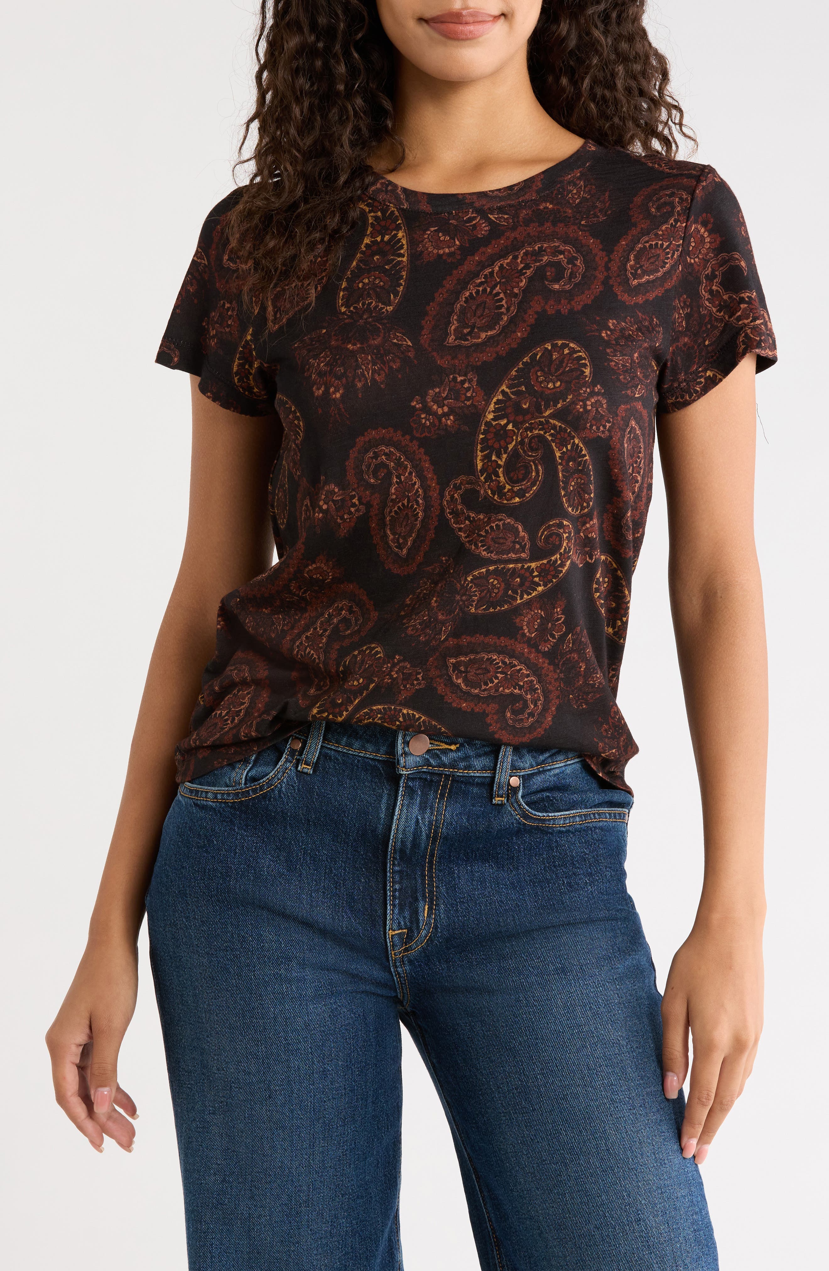 COCOA BROWN PAISLEY