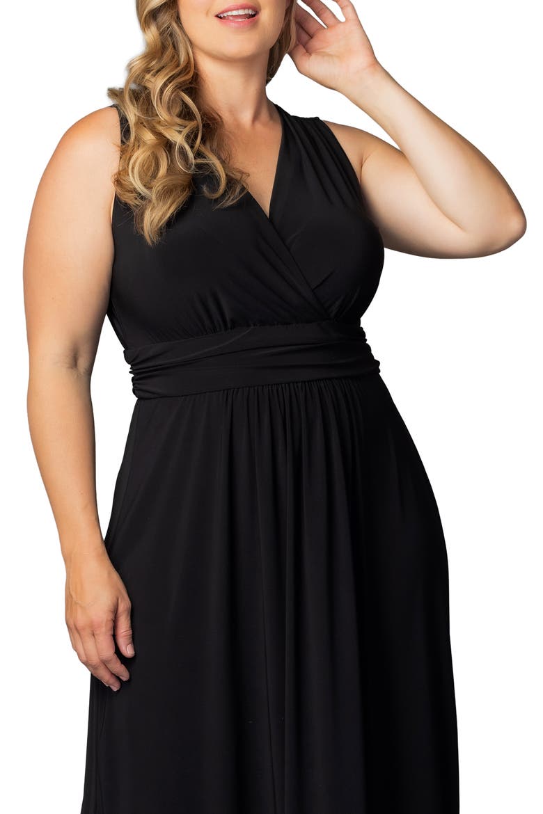 Daniela Sleeveless Maxi Dress, Alternate, color, BLACK NOIR