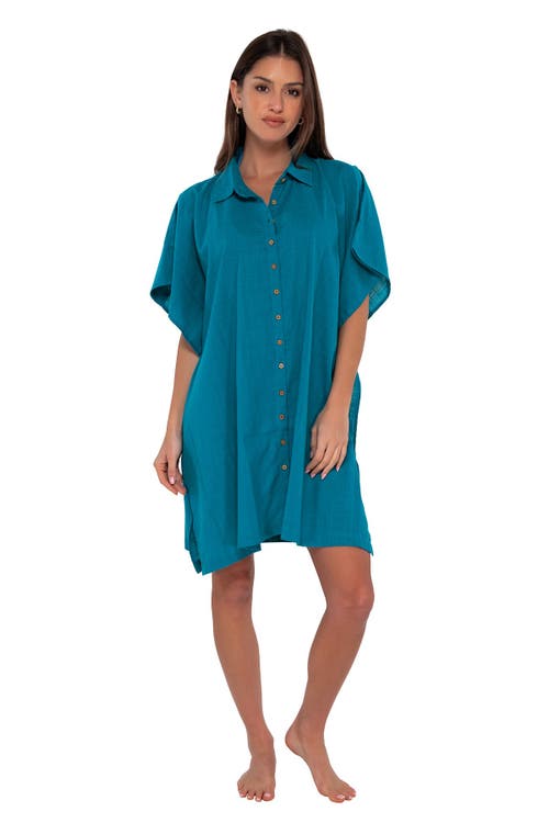 SUNSETS SUNSETS SHORE THING COVER-UP TUNIC 