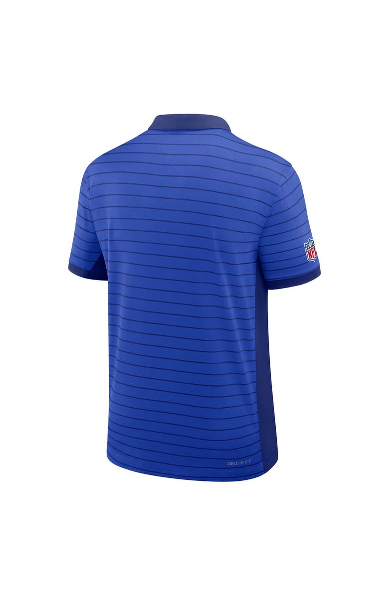 Nike Men's Nike Royal Los Angeles Rams Sideline Victory Stripe Performance Polo, Alternate, color, Royal