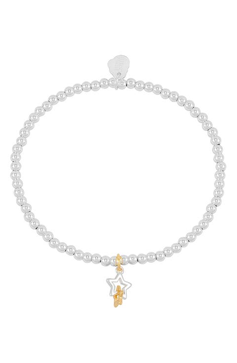 Sienna Double Star Beaded Stretch Bracelet
