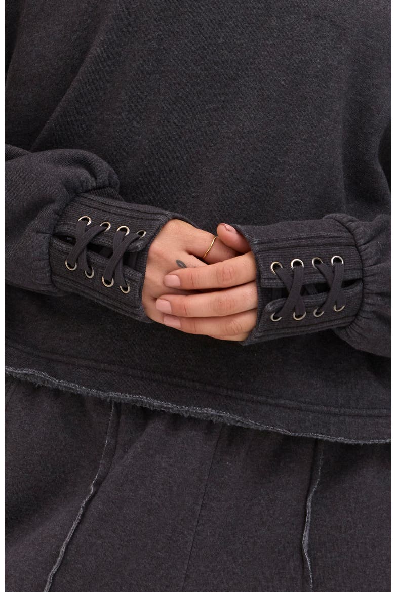 Roxanna Sweatshirt, Alternate, color, BLACK