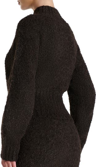 Turtleneck Bouclé Sweater