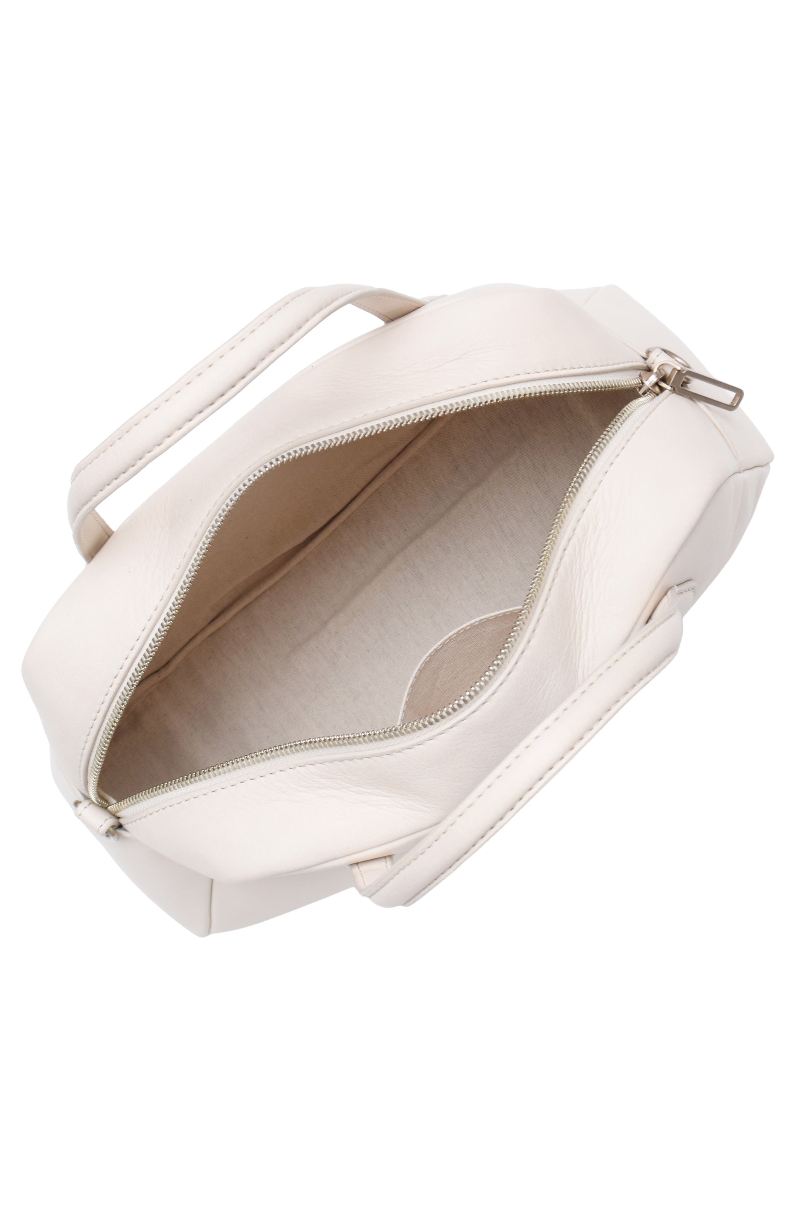 Amelia Leather Satchel Crossbody, Alternate, color, IVORY