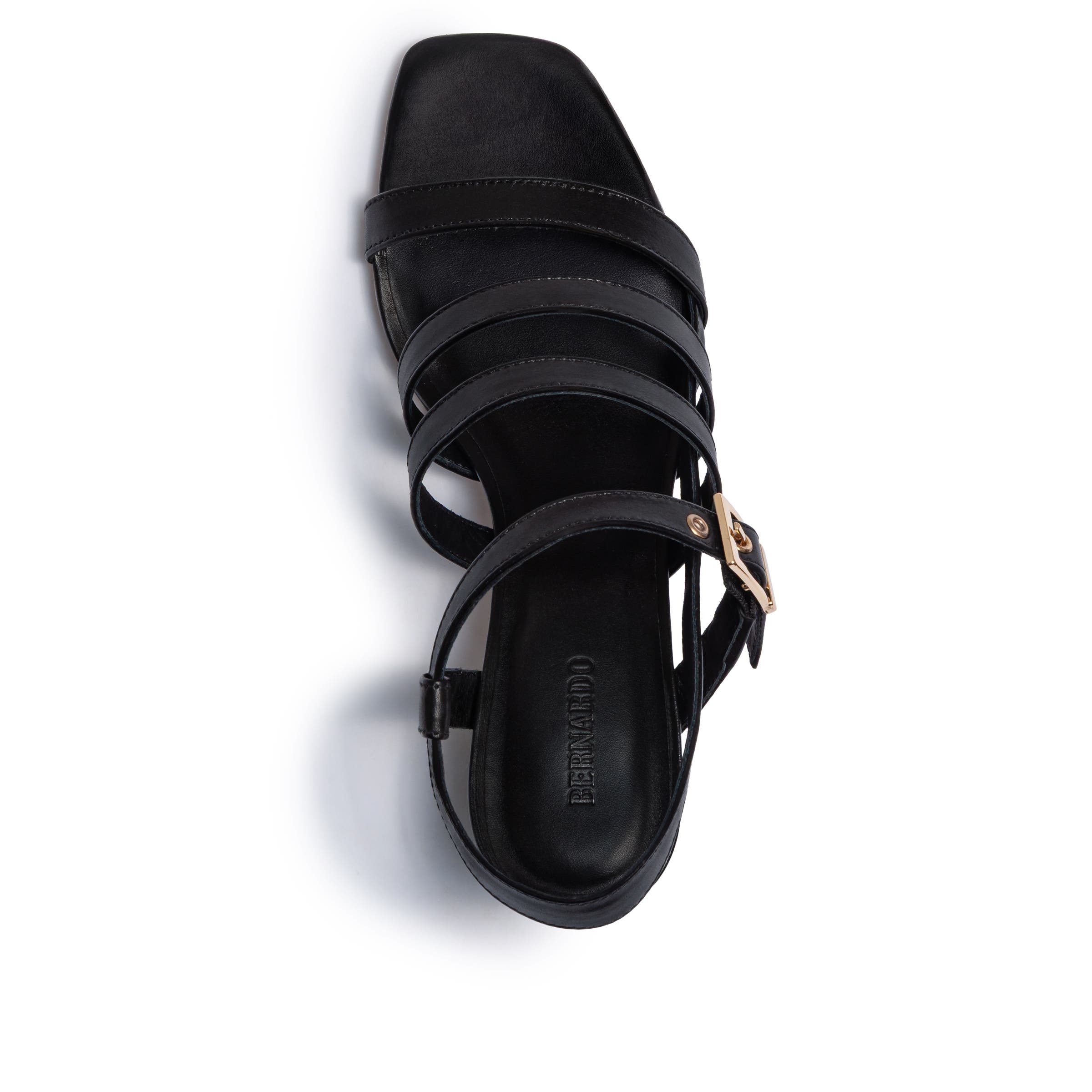 Bernardo Footwear Novi Heeled Sandal, Alternate, color, Black