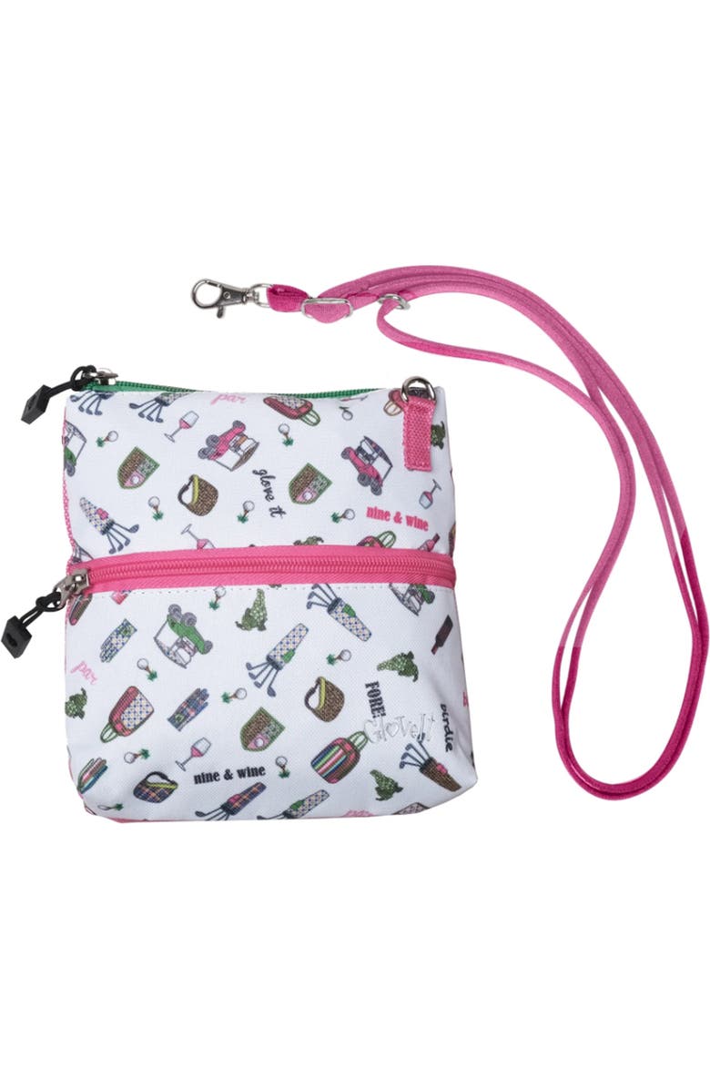 Glove It Nine & Wine 2 Zip Bag, Main, color, Nine & Wine