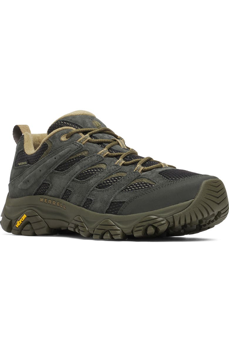 Merrell Moab 3 Waterproof Hiking Shoe, Main, color, Black/ Beluga