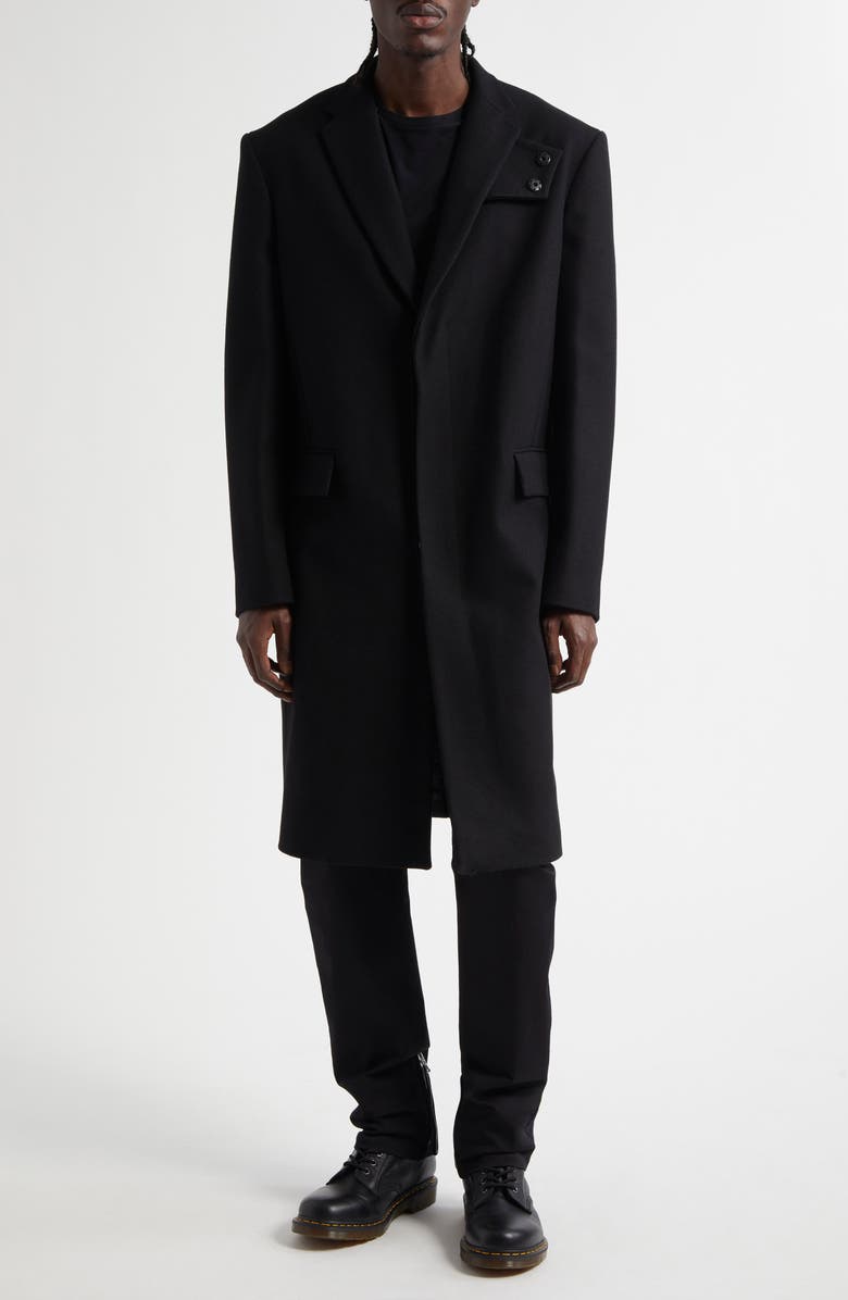 JKEEFER Marginal Moto Stretch Cotton Gabardine Pants, Alternate, color, Black