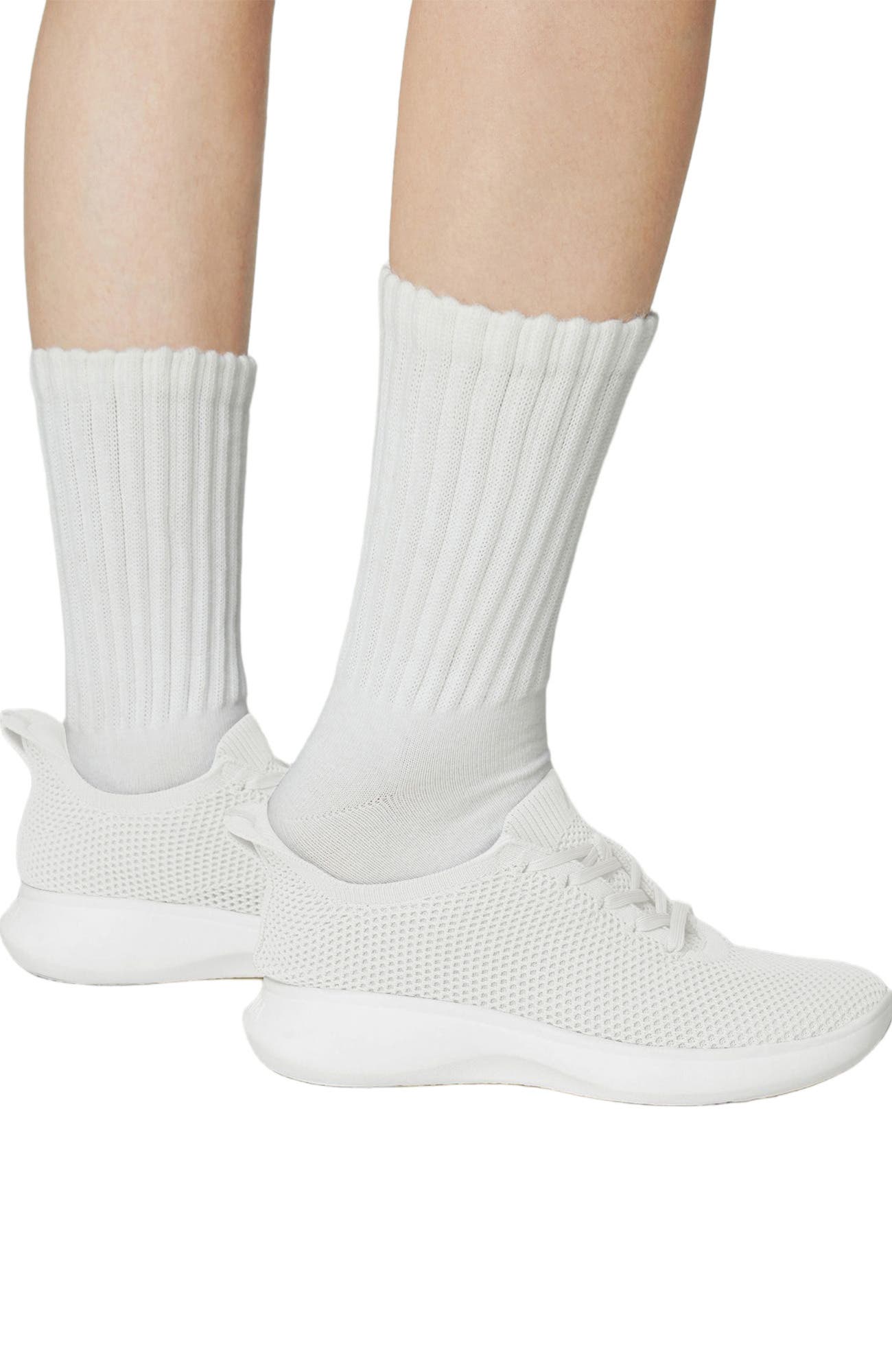 VIVAIA Unisex Sneaker Sliders (Hands Free) - Mesh, Alternate, color, White