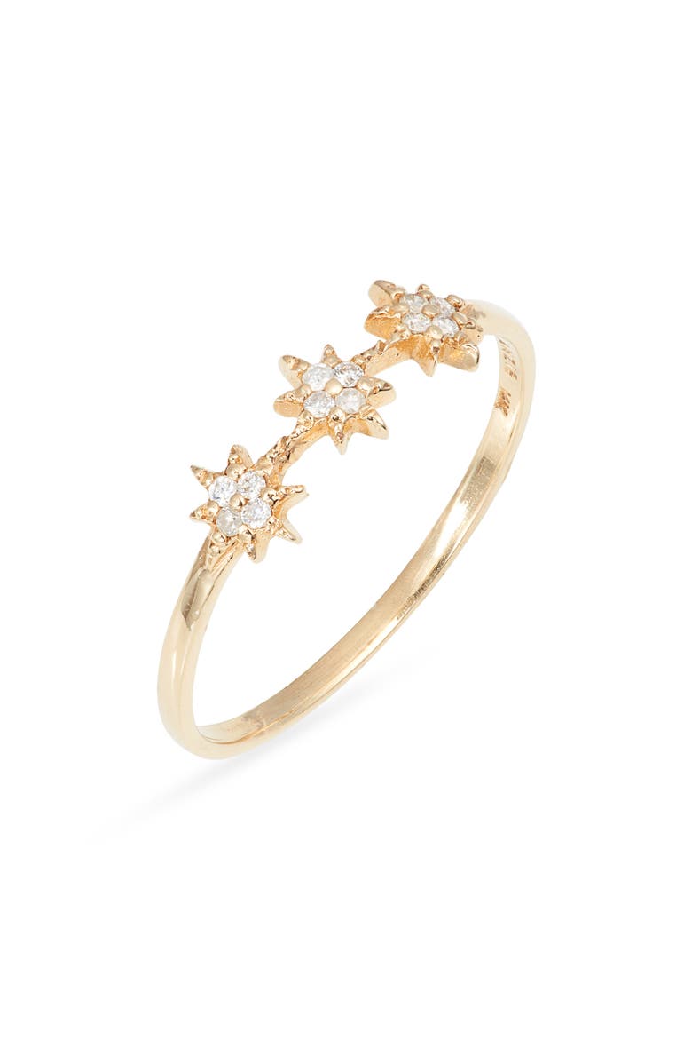 North Star Trio Ring, Main, color, CLEAR