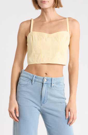 Poplin Bustier Cami Top