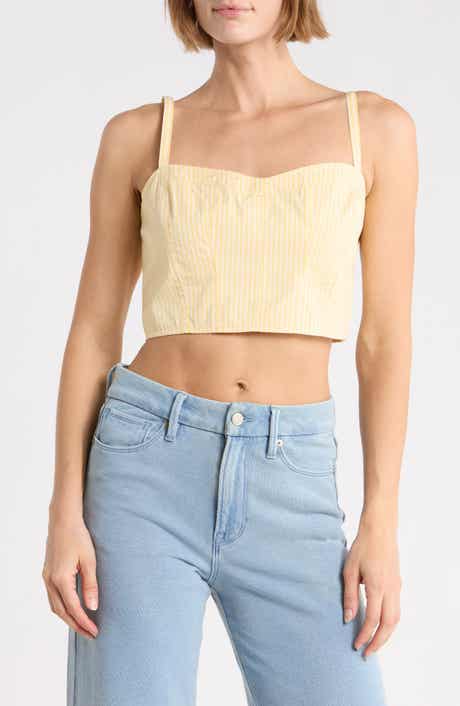 Poplin Bustier Cami Top