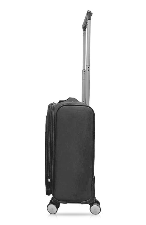 Tucci Squistita 20-inch Softside Carry-on Luggage In Charcoal