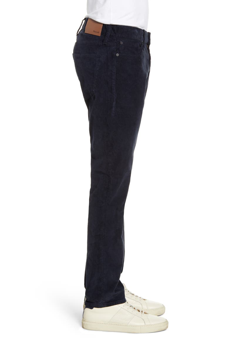 Corduroy Slim Jeans, Alternate, color, DEEP INDIGO