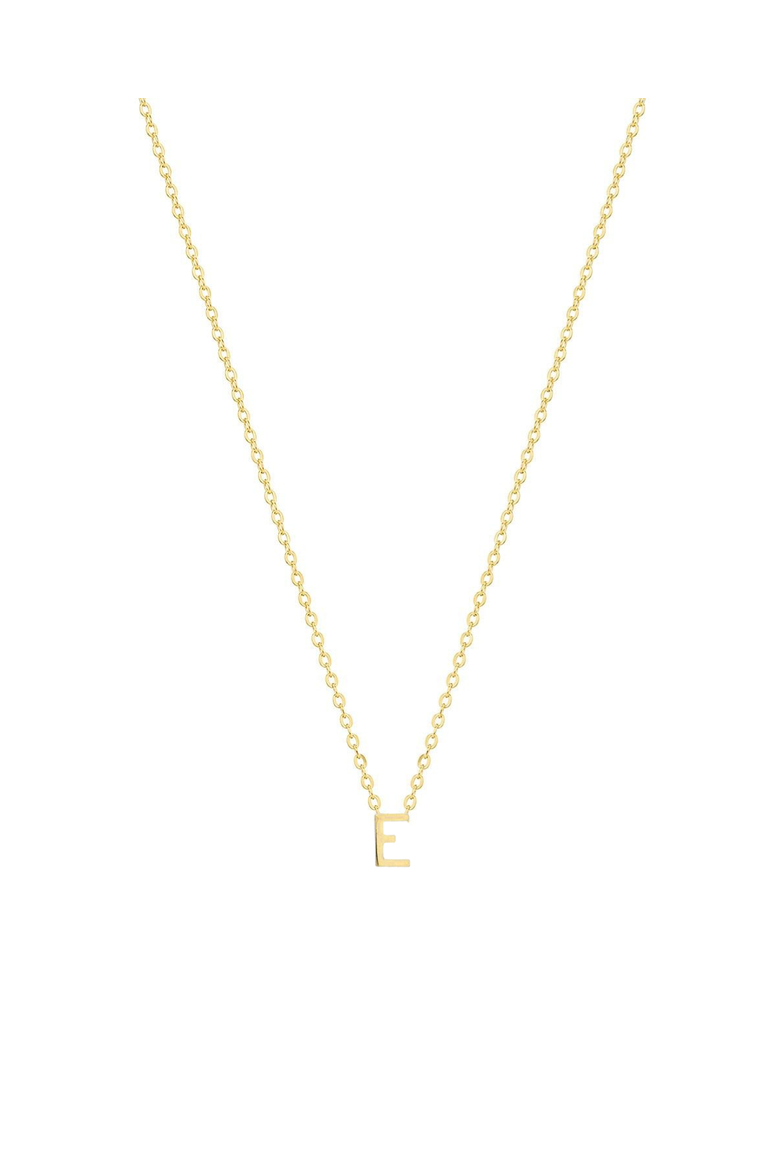 Cheyenne Initial Necklace, Main, color, E