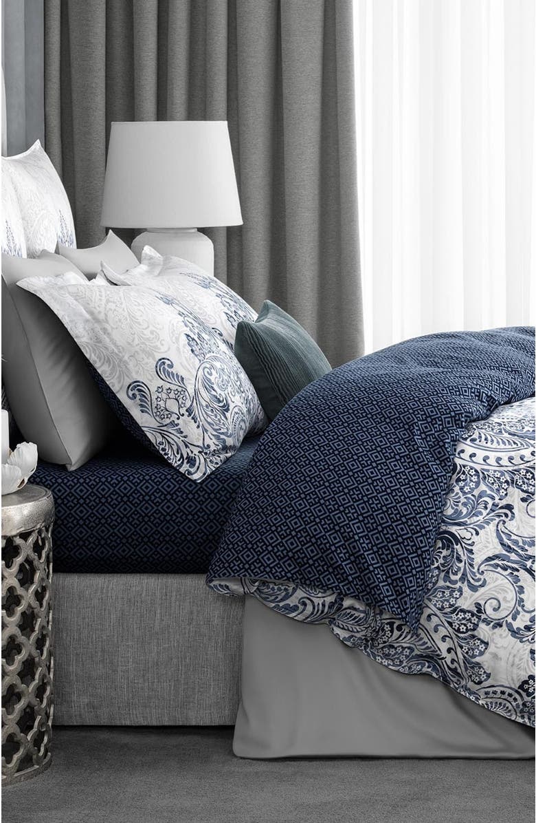 Togas Flevoland Duvet Cover, Alternate, color, Blue