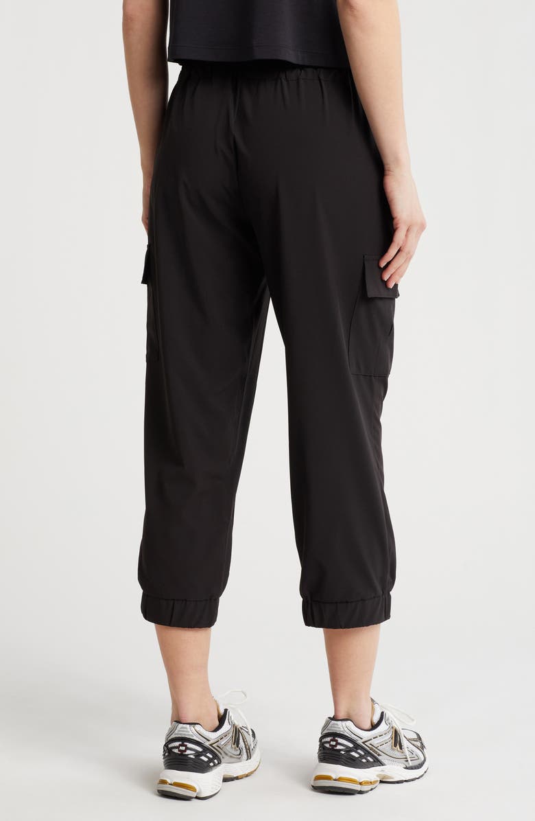 KYODAN Drawstring Waist Capri Cargo Pants, Alternate, color,