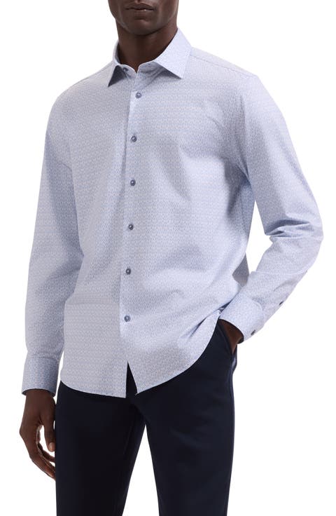 Jimmy OoohCotton® Dash Print Button-Up Shirt