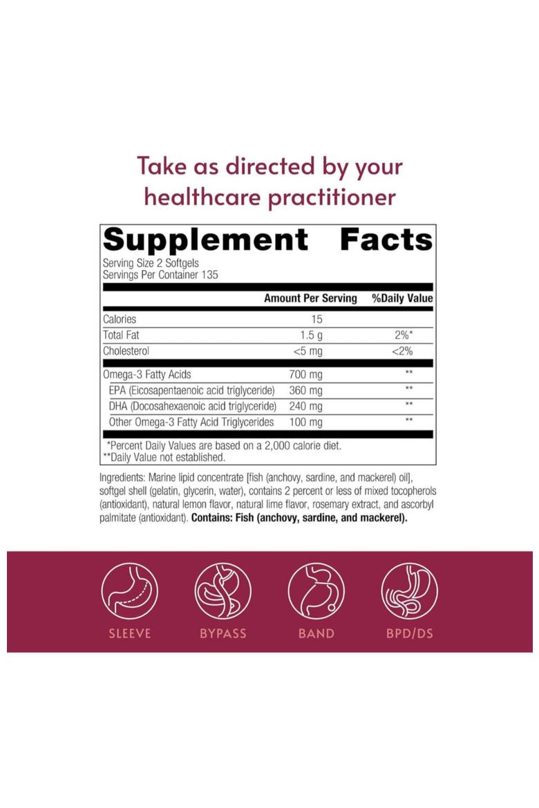 Omega-3 300 Concentrated EPA DHA Fish Oil Softgels 270 Count, Alternate, color, None