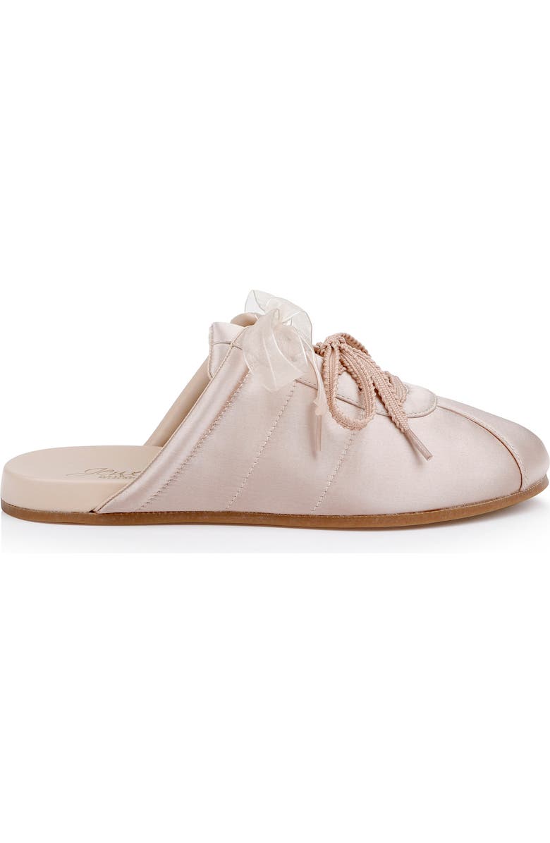 Jewel Badgley Mischka Priscila Mule, Alternate, color, Nude Satin