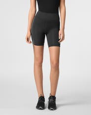 PLEIN SPORT Silky Soft Piping Biker Shorts Women