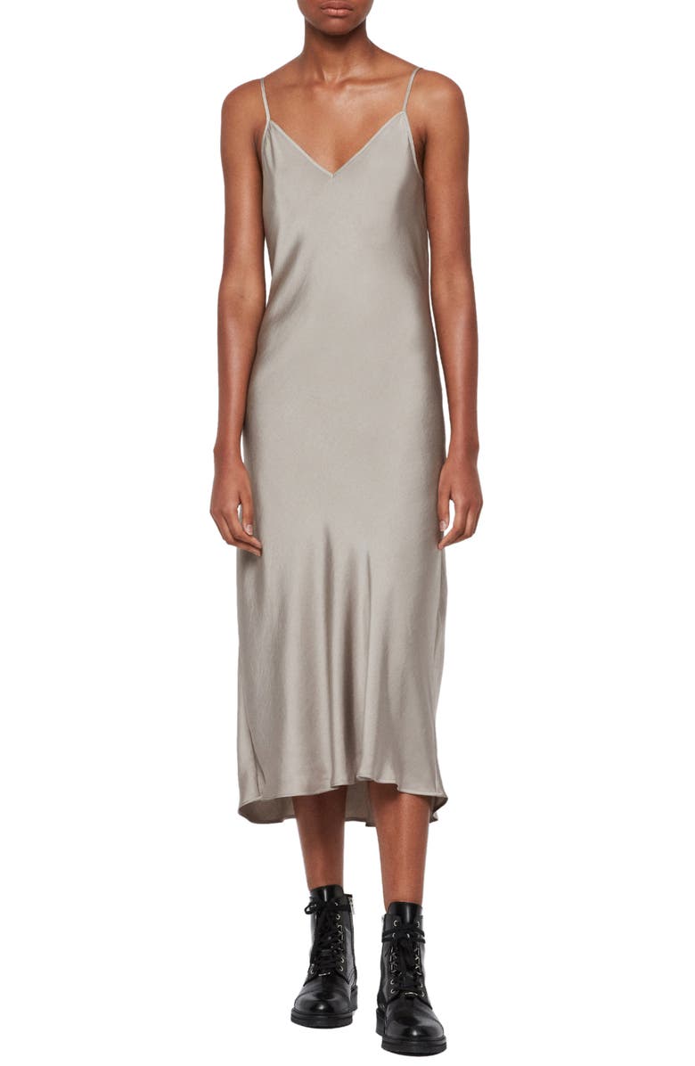 AllSaints Tierny Two-Piece Sweater & Slipdress, Alternate, color,
