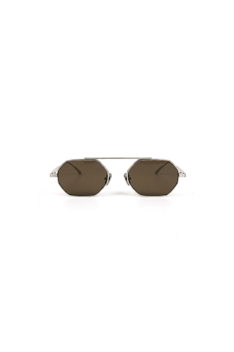 Magari 51mm Metal Frame Sunglasses, Main, color, Brown