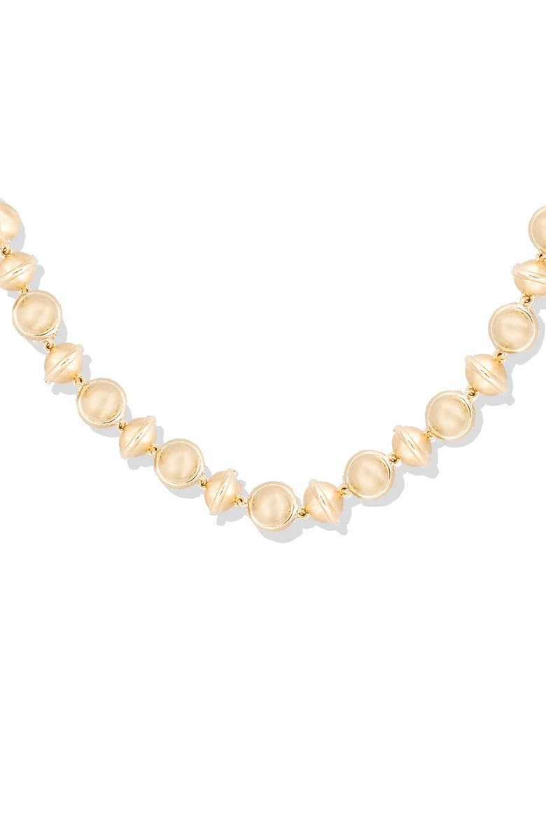 Campbell + Charlotte Revel Small Bead Necklace, Alternate, color, Gold
