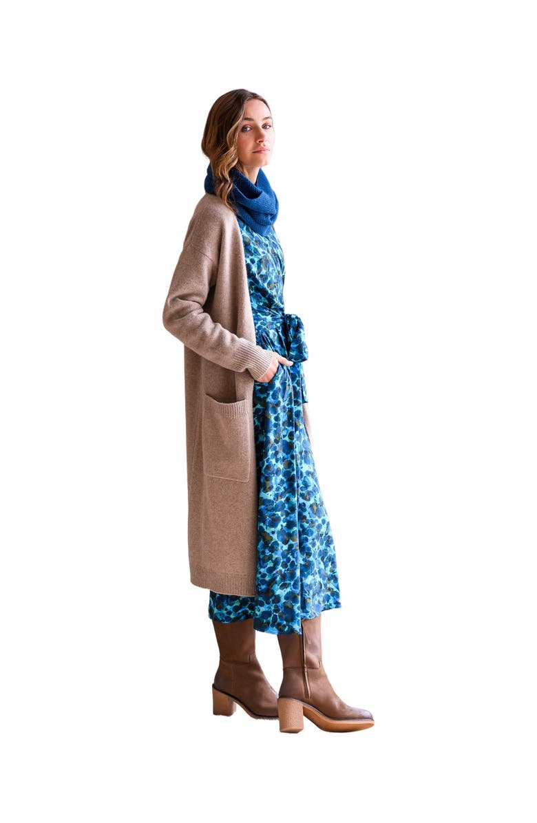 Celtic & Co. Felted Longline Cardigan, Main, color,