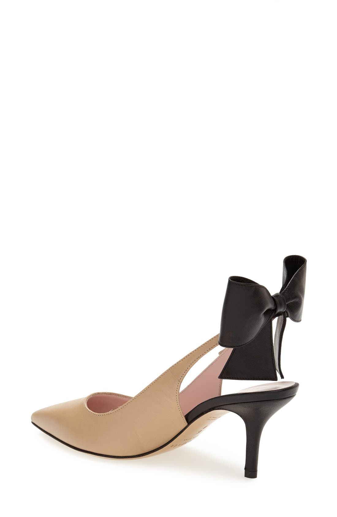 'jax' slingback pump, Alternate, color, NATURAL
