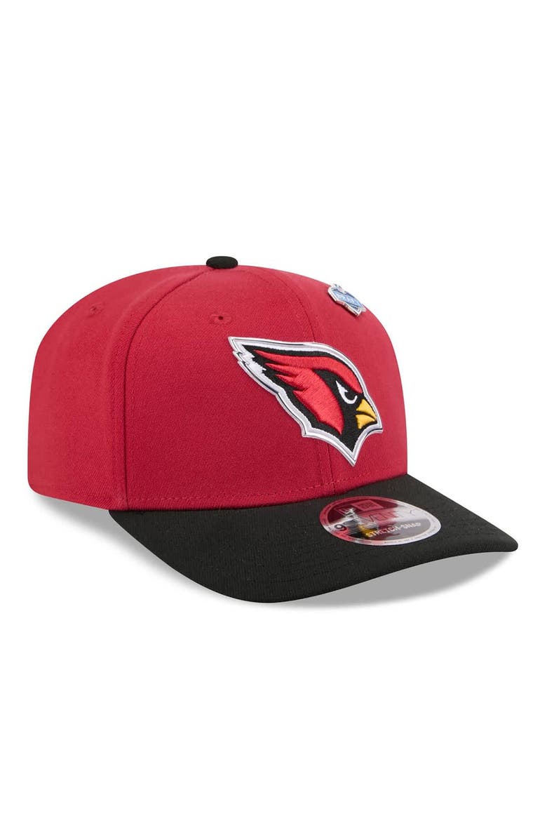 New Era Men's New Era  Cardinal/Black Arizona Cardinals 2026 NFL Draft 9SEVENTY Adjustable Hat, Alternate, color, Cardinal
