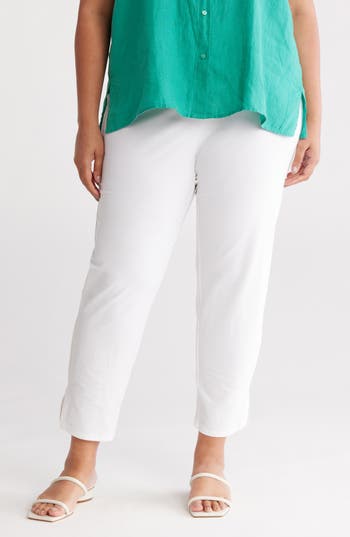 Eileen Fisher High Waist Crop Slim Pants