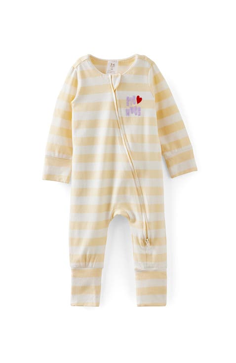 The Billie Long Sleeve Zip Romper