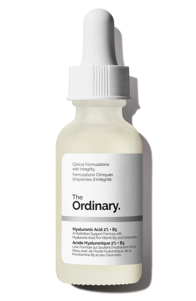 The Ordinary Hyaluronic Acid 2% + B5 Hydrating Serum with Ceramides, Main, color,