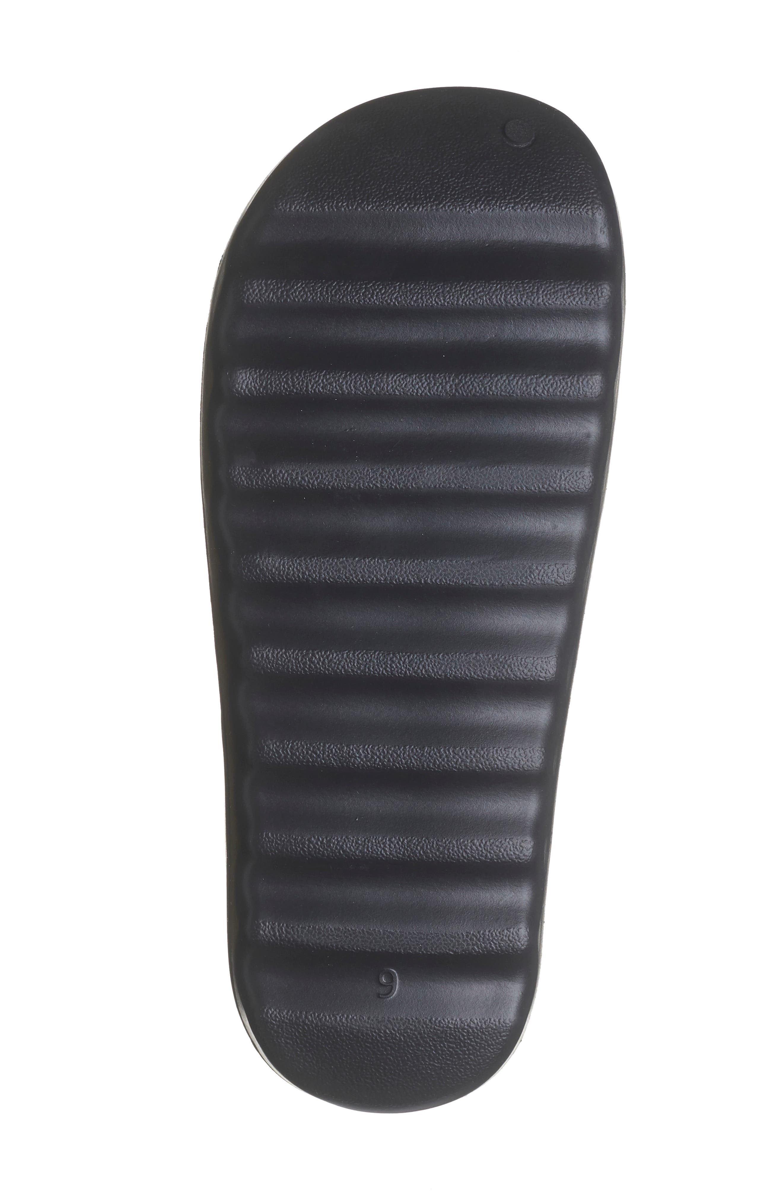 KARL LAGERFELD PARIS Block Logo Slide Sandal, Alternate, color, Black