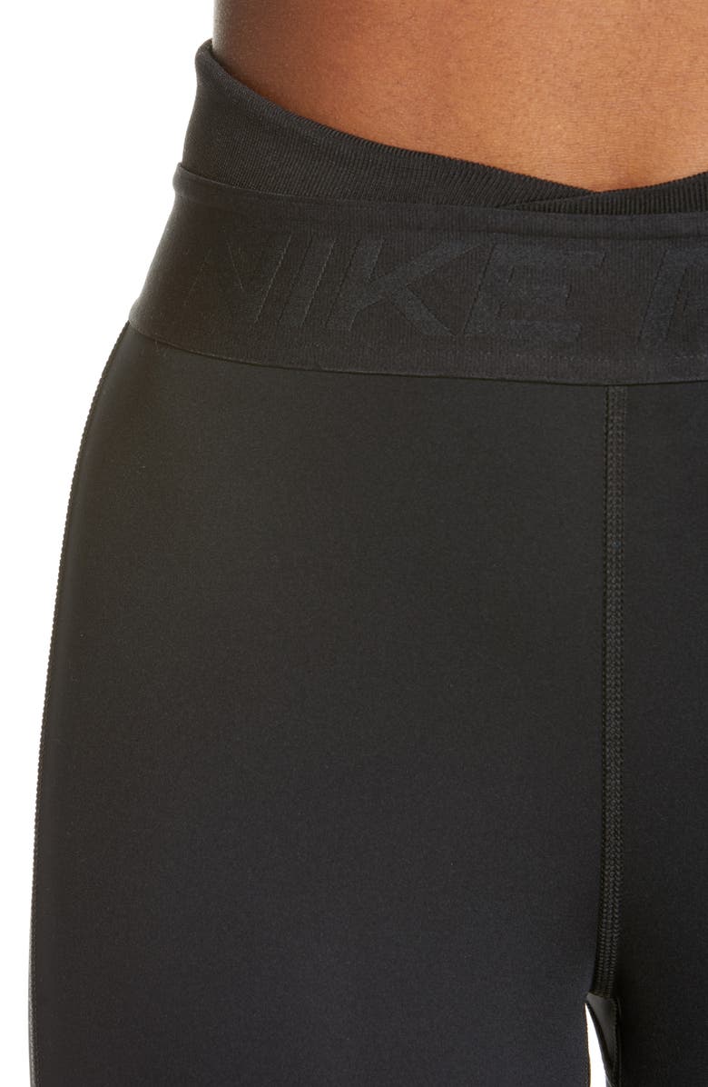 Nike Crossover Logo Waistband Leggings, Alternate, color,