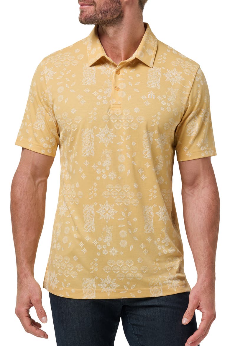 Inbound Plane Cotton Blend Polo, Main, color, RATTAN