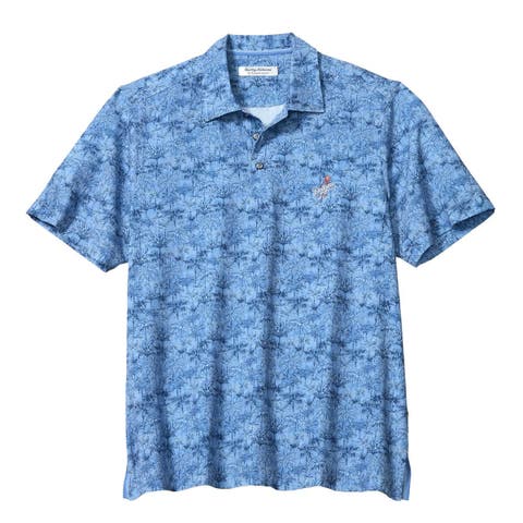 Men's Tommy Bahama Royal Los Angeles Dodgers Bahama Coast Palm Retreat IslandZone Polo