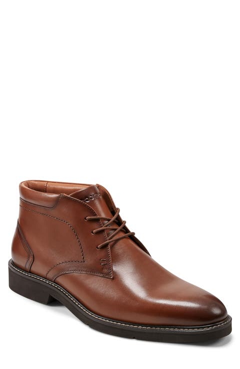 Flynn Plain Toe Derby Boot (Men)