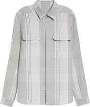 Rick Owens Plaid Cotton & Wool Overshirt