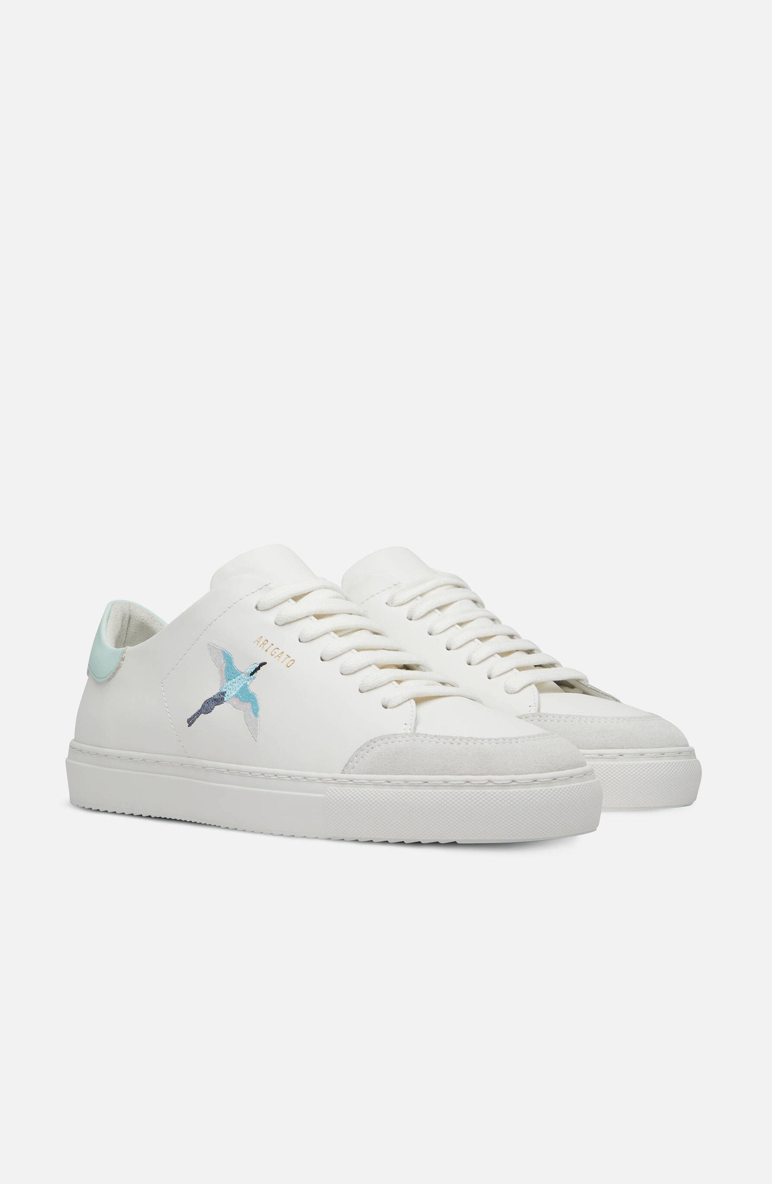 Clean 90 B Bird Sneaker - Women's, Alternate, color, White/Turquoise