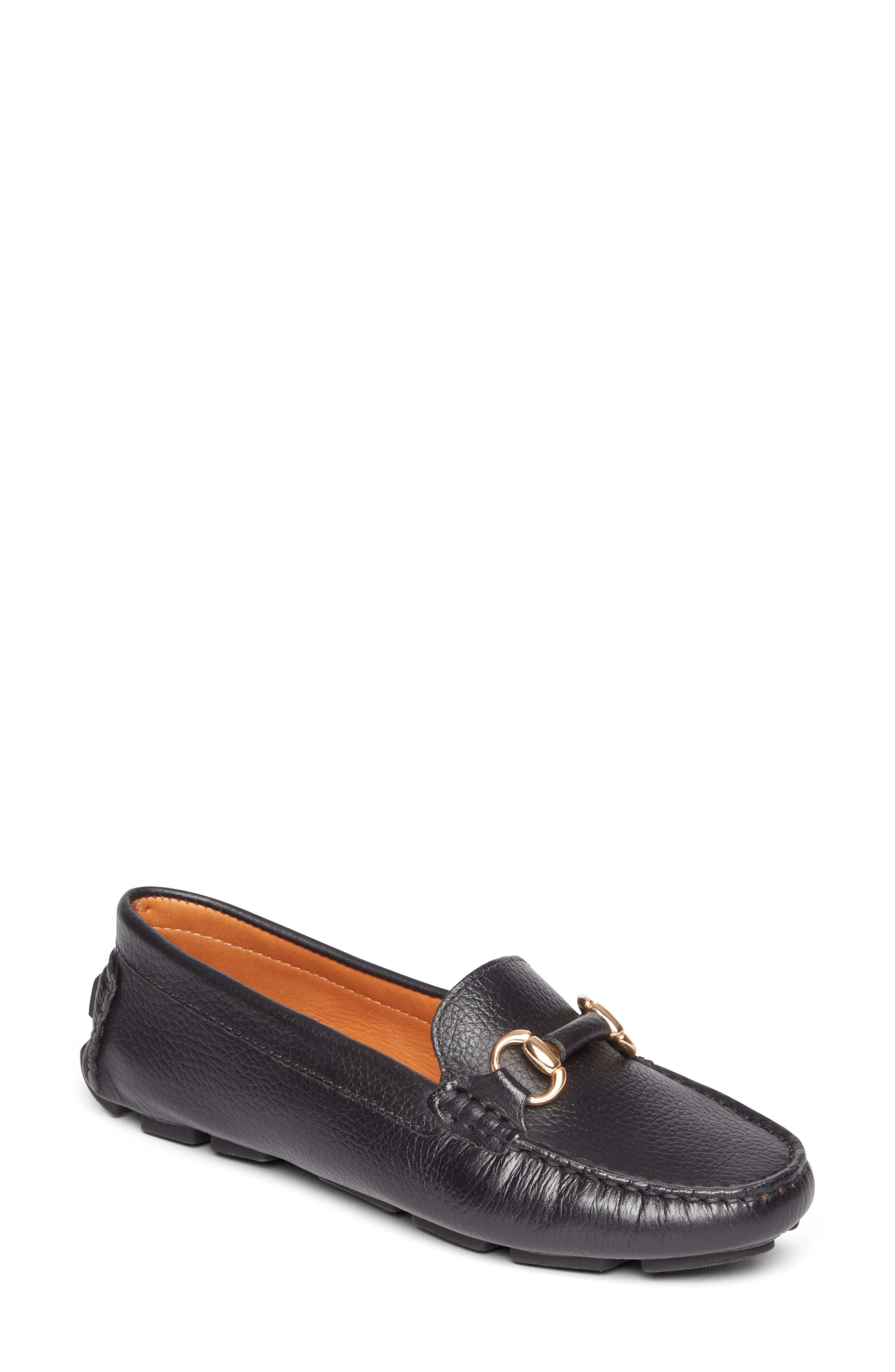 Bayview Bit Keeper Flat, Main, color, BLACK LEATHER