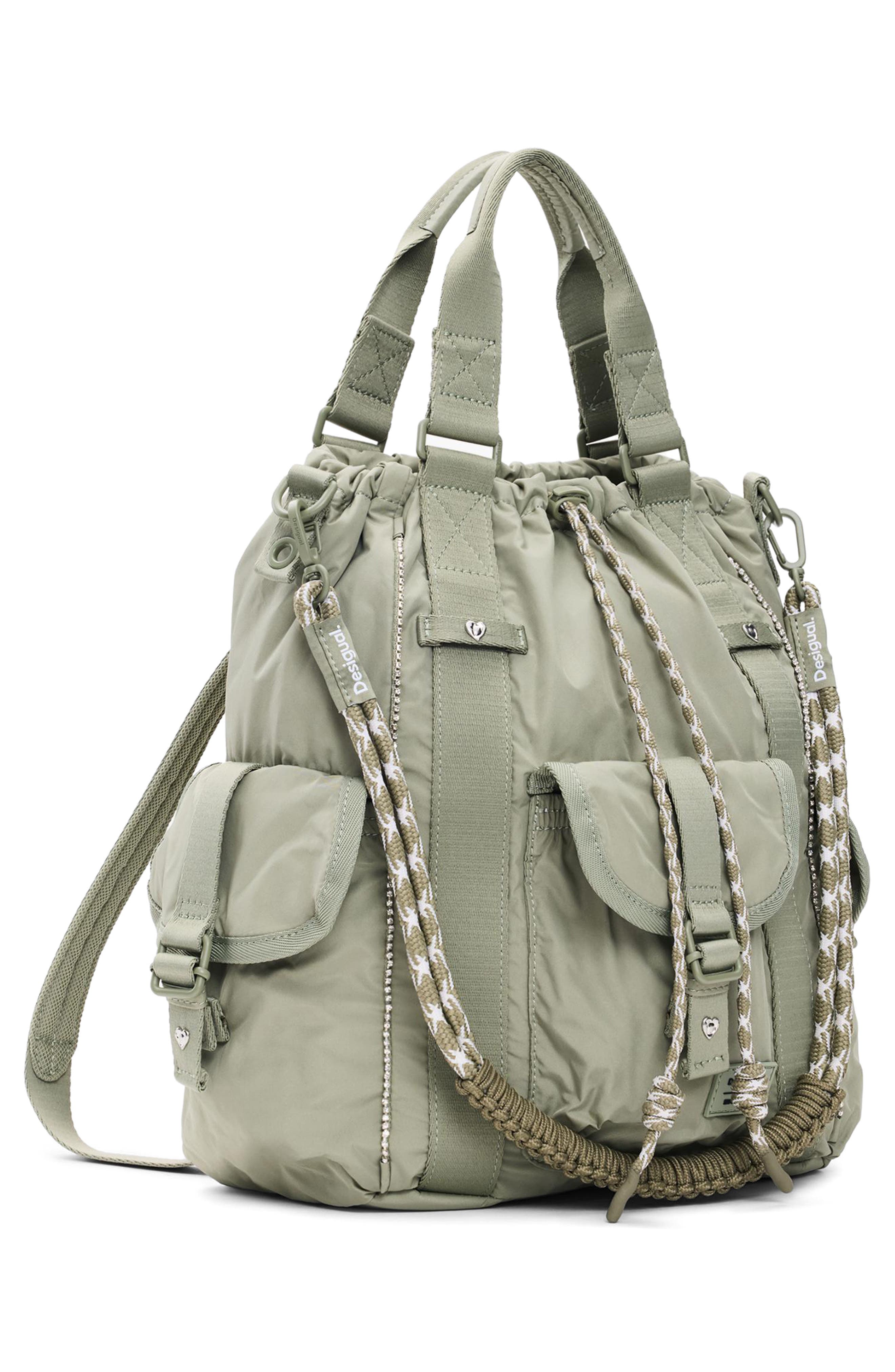 Medium Convertible Backpack, Alternate, color, KHAKI