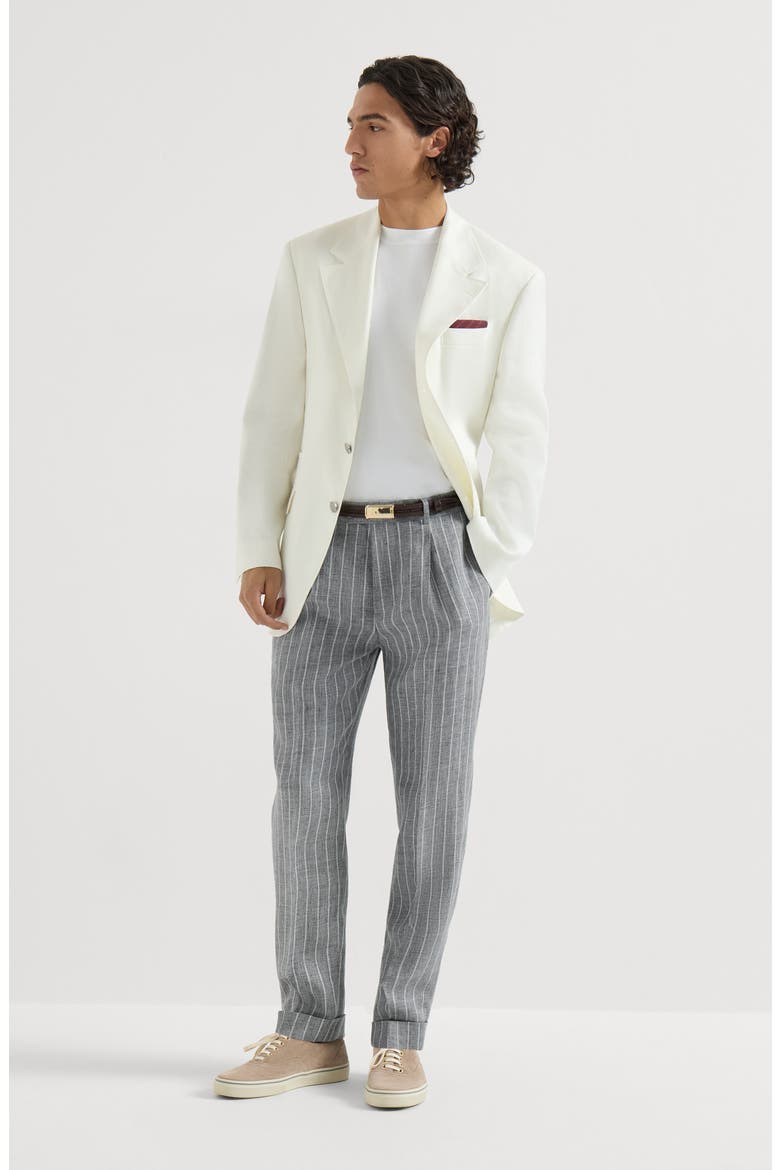 Twill trousers, Alternate, color, Medium Grey