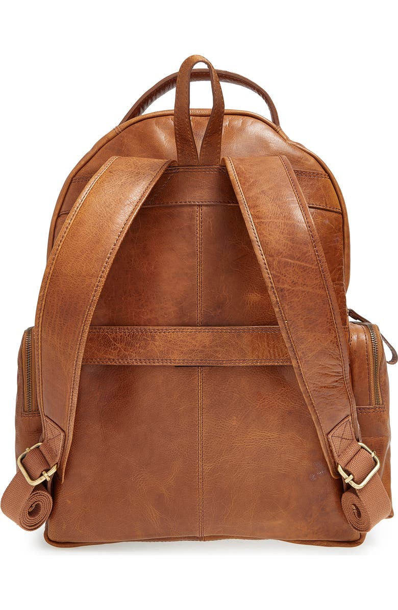 Rawlings <sup>®</sup> 'Rugged' Leather Backpack, Alternate, color,
