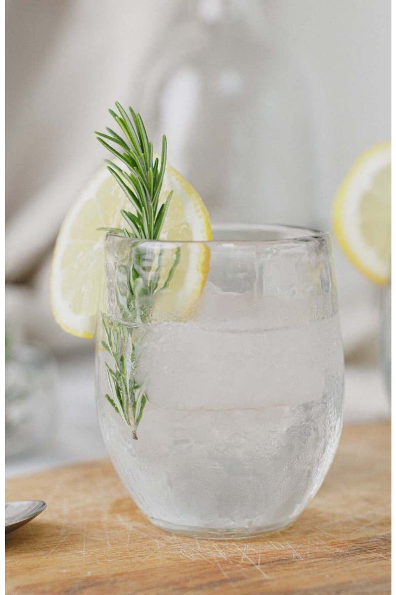 Pebbled Spirits Glasses - Set of 4, Alternate, color, Clear