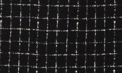 RENEE C RENEE C PLAID LONG SLEEVE WRAP DRESS