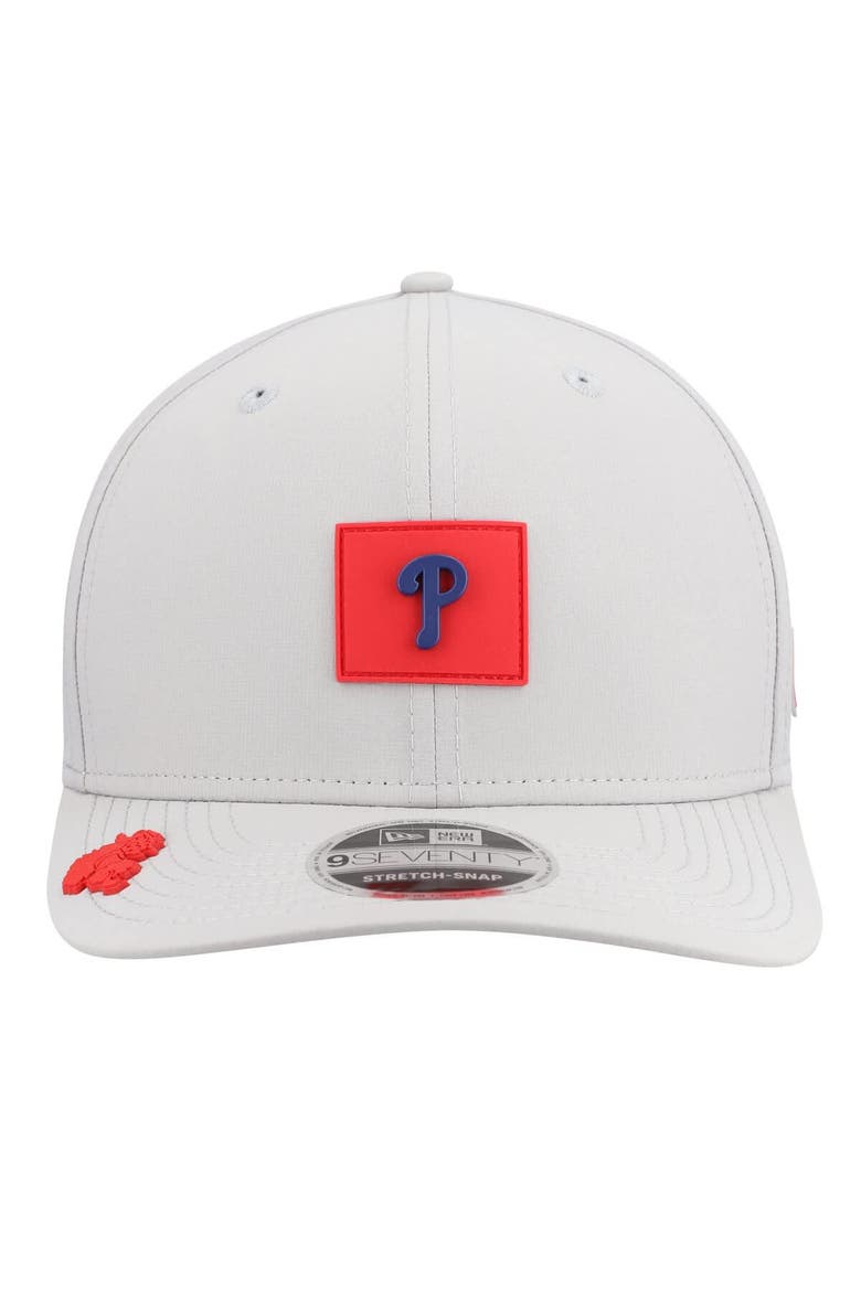 Men's New Era  Gray Philadelphia Phillies 2026 Clubhouse 9SEVENTY Adjustable Hat, Alternate, color, Gray
