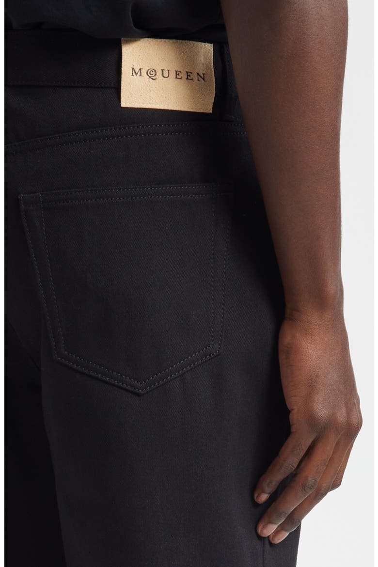 Ozzy Straight Leg Jeans, Alternate, color, BLACK