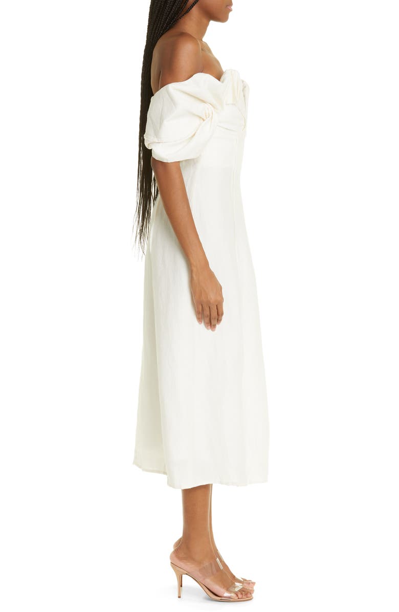 Cult Gaia Muna Off the Shoulder Dress, Alternate, color,